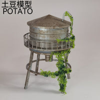 土豆模型1/64比例水塔模型 64比例水罐模型