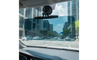 Adjustable Car Sun Visor with Suction Cup Tinted Anti-Glare Windshield Visor for Drivers, Commuters, Daytime Driving