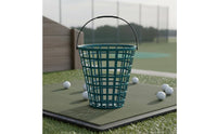 Golf Ball Picker Basket Easy to Carry Golf Practice Ball Basket opening Grid Design Training Gear for Driving Range