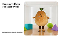 Cartoon Potato Suit Walkable Design Mascot Costume Funny Outfit