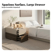 C-Shaped End Table Minimalist Aesthetic Household Furniture Modern Design Space-Saving for Adults, Bedroom, Living Room