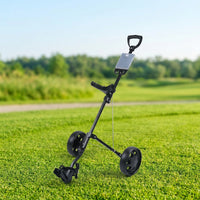 Foldable Two-Wheel Golf Cart Compact Storage 2-Wheel Golf Cart Heavy-Duty Stable for Golfers, Golf Course