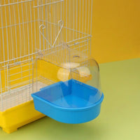 Bird Bath and Bird Shower, Transparent Bird Bathing Tub for Small Bird Cage, Hanging Bird Washing Station and Indoor Bird Bath for Small Birds