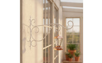 Hanging Bracket Decorative Scroll Plant Hanger Plant Hanger Heavy-Duty Bracket with Scroll Long-Lasting for Gardeners, Garden
