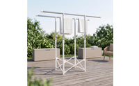 Foldable Clothes Drying Rack Space-Saving Laundry Drying Rack Adjustable Height Furniture Indoor for Apartment