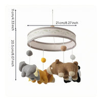 Crochet Creature Mobile Knitted Texture Infant Decor Stuffed for Crib