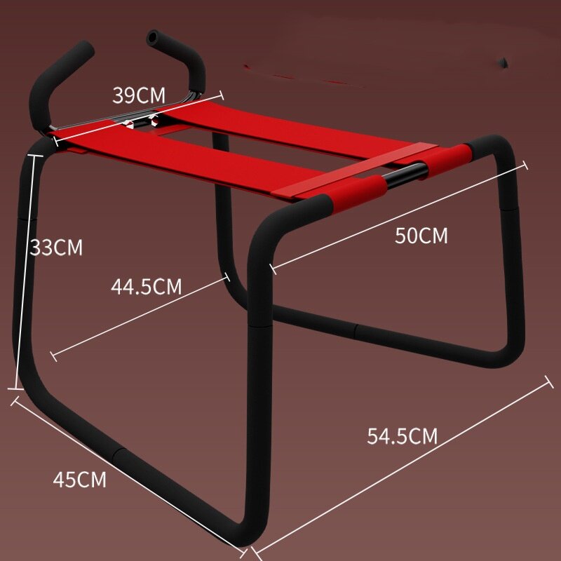 Chair W Armrest Red