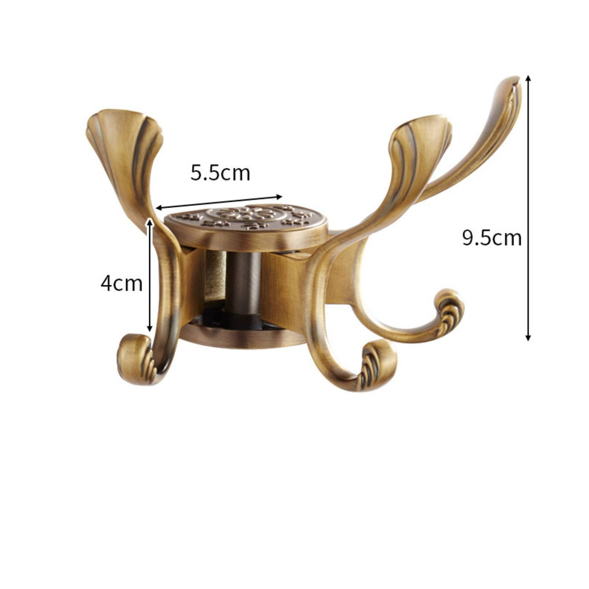 Rotating Wall Hook Rustproof Swivel Wall Hook Space-Saving for Bedroom