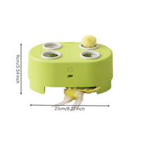 Rechargeable Cat Toy with Feather Teaser Interactive Electric Cat Toy Automatic Handsno-Cost for Kittens