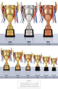 Plastic Trophy for School Sports Events with Wheat Ear Design