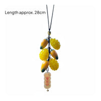 Fruit Rearview Mirror Charm Gift Idea Fruit Mirror Ornament Cute