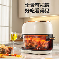 新款4L玻璃家用大容量空气炸锅跨境Airfryer触屏多功能无油薯机条