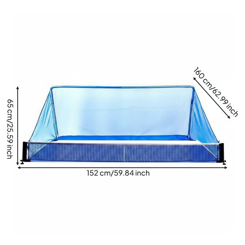 Table Tennis Return Net Easy to Install Table Tennis Ball Collector Frame Athletic Gear for Beginners