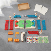 Parent-Child Interaction 2 Player Soccer Board Game Develops Reaction Skills Table Soccer Game Mini Foosball Table for Children, Boys, Girls, Parties