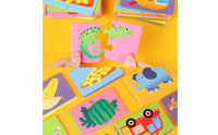 16 Pieces Number Recognition Thick Cardboard Game for 1-3 Year Olds, Toddlers, Preschoolers