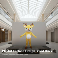 Fulltorso Giraffe Costume welcoming Face character costume Suit sturdy Construction