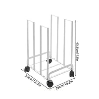 Metal Carton Organizer Trolley With Wheels Rolling Cart Heavy Duty for Warehouse