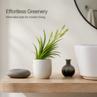 Mini Artificial Wheat Ear Air Plant for Micro Landscape Decor