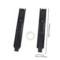 2 Pieces Cross-Stitch Frame Slide Rail Effortless Sliding Crafting Hardware