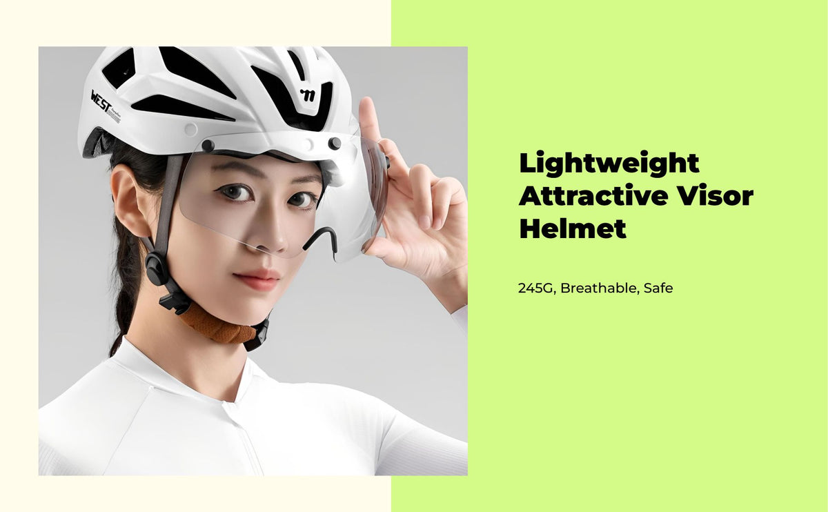 Certified adult bike helmet w/goggles