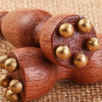 Natural Wood Lotus Pod Massage Tool Multifunctional Rosewood Facial Massager Ergonomic Design Wooden Facial Massage Tool Portable for Skincare Enthusiasts, Women, Home Use, Travel