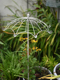 日单ins风铁艺雨伞花插爬藤架花园装饰摆件法式乡村庭院阳台摆设