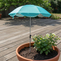 Potted Plant Sunshade Sun Protection Garden Stake Umbrella Aluminum Alloy Pole