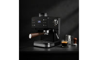 Semi-Automatic Espresso Machine with Grinder 20 Bar Espresso Machine with Bean Hopper Integrated Appliance Compact for Home Baristas, Kitchen, Office Breakroom