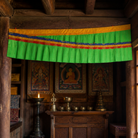 Tibetan Buddhist Altar Cloth Wall Hanging Table Skirt Decoration 5m