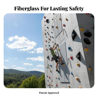 Fiberglass Climbing Panel Outdoor Use Rock Climbing Wall Panel Sturdy and Sturdy for Climbers, Beginners, Playgrounds, Play Area, Amusement Parks