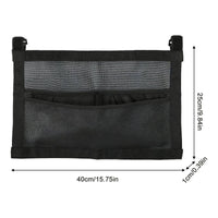 Table Tennis Pingpong  Paddle Holder Portable Court Paddle Organizer Space Saving Hanging Mesh Storage Bag for Game Room, Recreation Center, Garage