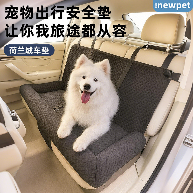 Car Dog Bed for Travel with Safety Seat