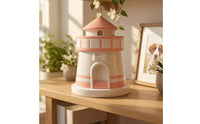 Pet Memorial Urn Conical Roof Lighthouse-Shaped Urn Round Base