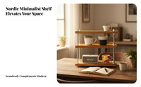 2-Tier Organizer Multi-Purpose Desktop Shelf Double tier for Homeowners