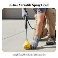 2 Pieces Rustproof 6-in-1 Pressure Washer Nozzle Long-Lasting Construction 6 in 1 Pressure Washer Nozzle Wide Range of Applications