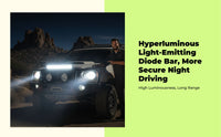 LED Light Bar: Ultra-bright, waterproof
