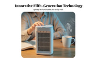 Desktop Misting Fan Quiet Twin Fan Humidifier Low Noise Portable Water-Cooled Climate Control Device for Students, Office Workers, Dorm Room, Bedroom