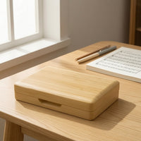 Bamboo Oboe Mouthpiece Case Wooden Oboe Mouthpiece Box Safeguarding Portable for Oboists, Travel
