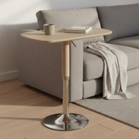 Height Adjustable Side Table Modern Minimalist Design Small Computer Desk