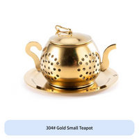 Tea Infuser Gold Color Finish Locking Spice Basket Rust-Resistant Reusable Design for Seniors, Travel, Office, Meal Preparation