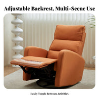 Electric rotate Recliner Gentle Rocking Motion Powered rotate Recliner Ergonomic Design Modern Aesthetic for Adults, Living Room