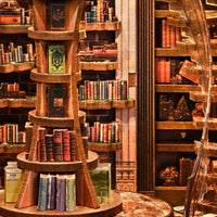 Book Nook with Light Lighted Toy Decorative for Crafters