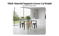 Thickened Stackable Round Stool Space-Saving Plastic Stool Long-Lasting High Plastic Chair Easy to Clean for Families, Homeowners, Living Room, Kitchen, Bedroom, Balcony
