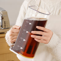 Coffee Cold Water Pitcher, Household Water Storage Jug, Large Capacity Iced Tea Pitcher, Ice Water Jug, Beverage Bucket, Refrigerator Cold Brew Pot