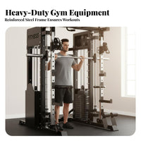 Multi-Functional Guided Machine Heavy-Duty Construction Comprehensive Home Gym Fully Adjustable Multi-Functional for Fitness Enthusiasts