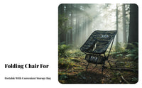 Foldable Design Moon Chair space-saving rearpacking Chair Lightweight Outdoor Gear Easy Setup for rearpackers, event and attenders, Camping, Fishing, Hiking, outdoor meals