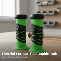 2 Pieces Children's Handle Grips Comfortable Junior Bike Handlebar Grips Ergonomic Design for Young Children