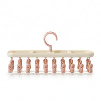 Hanging Rack with Clips Space-Saving Dehydrating Rack with Clips Sock Dryer for Rv