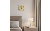 Cheese Shaped Timepiece Noiseless Movement House Decoration for Bedroom, Kitchen