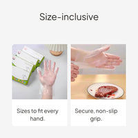 Disposable TPE Gloves, Food Grade, Waterproof, Thickened